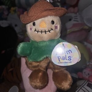 NWT Cornelius Scarecrow Palm Pals 5" Holiday Fall Plush